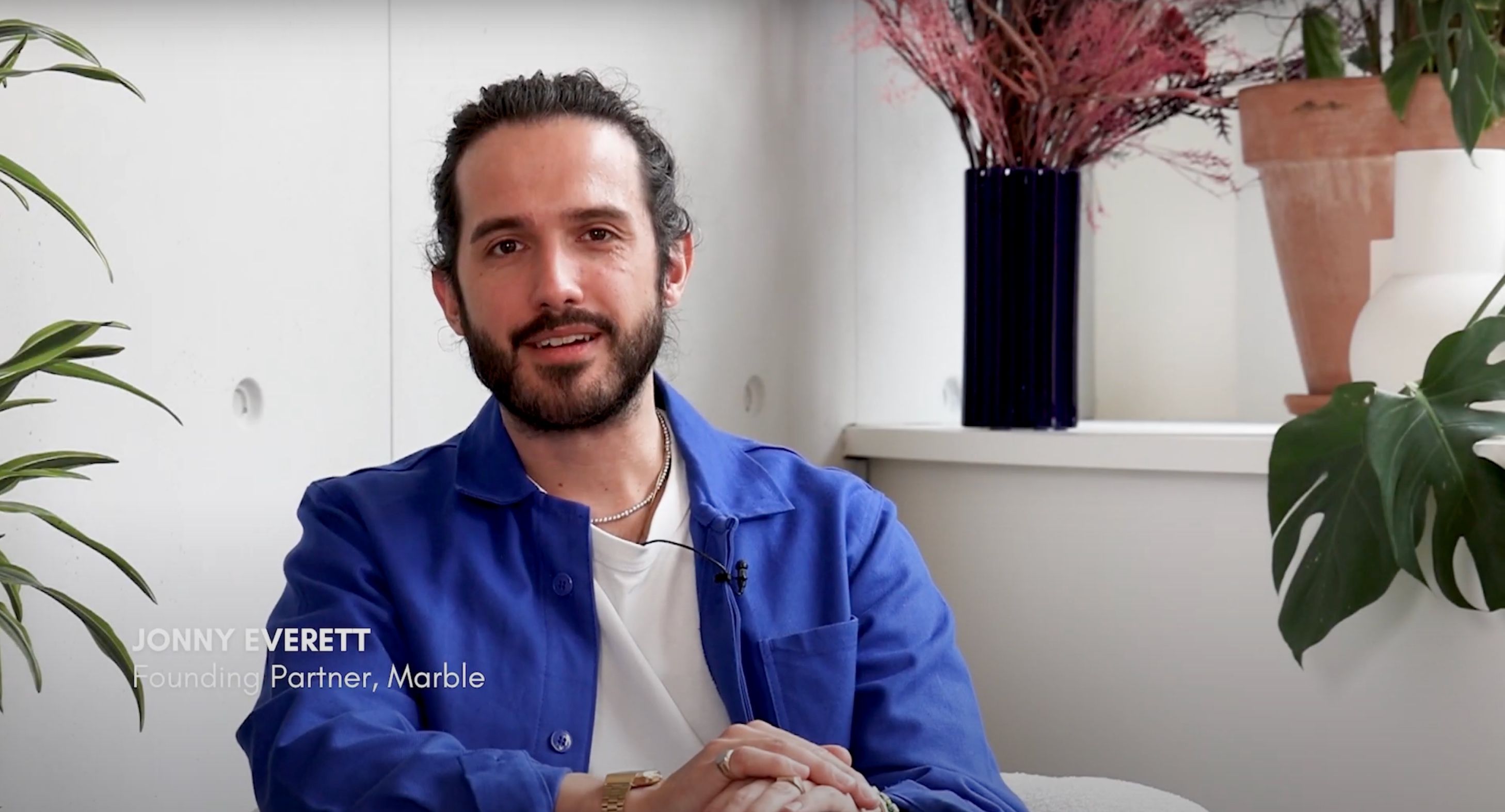 Jonny Everett talking about Marble at HackCapital