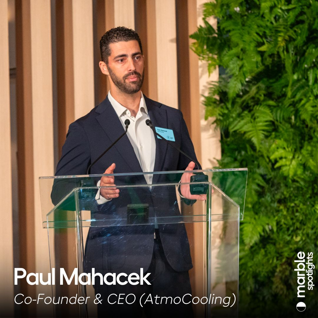 Paul Mahacek AtmoCooling, Marble Founder in Residence