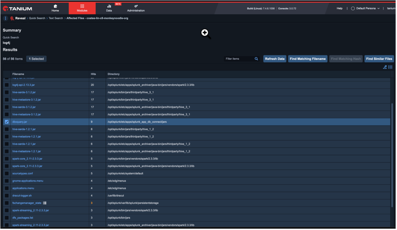 Taniumを活用してCVE-2021-44228 “Log4Shell”に対応する | Tanium