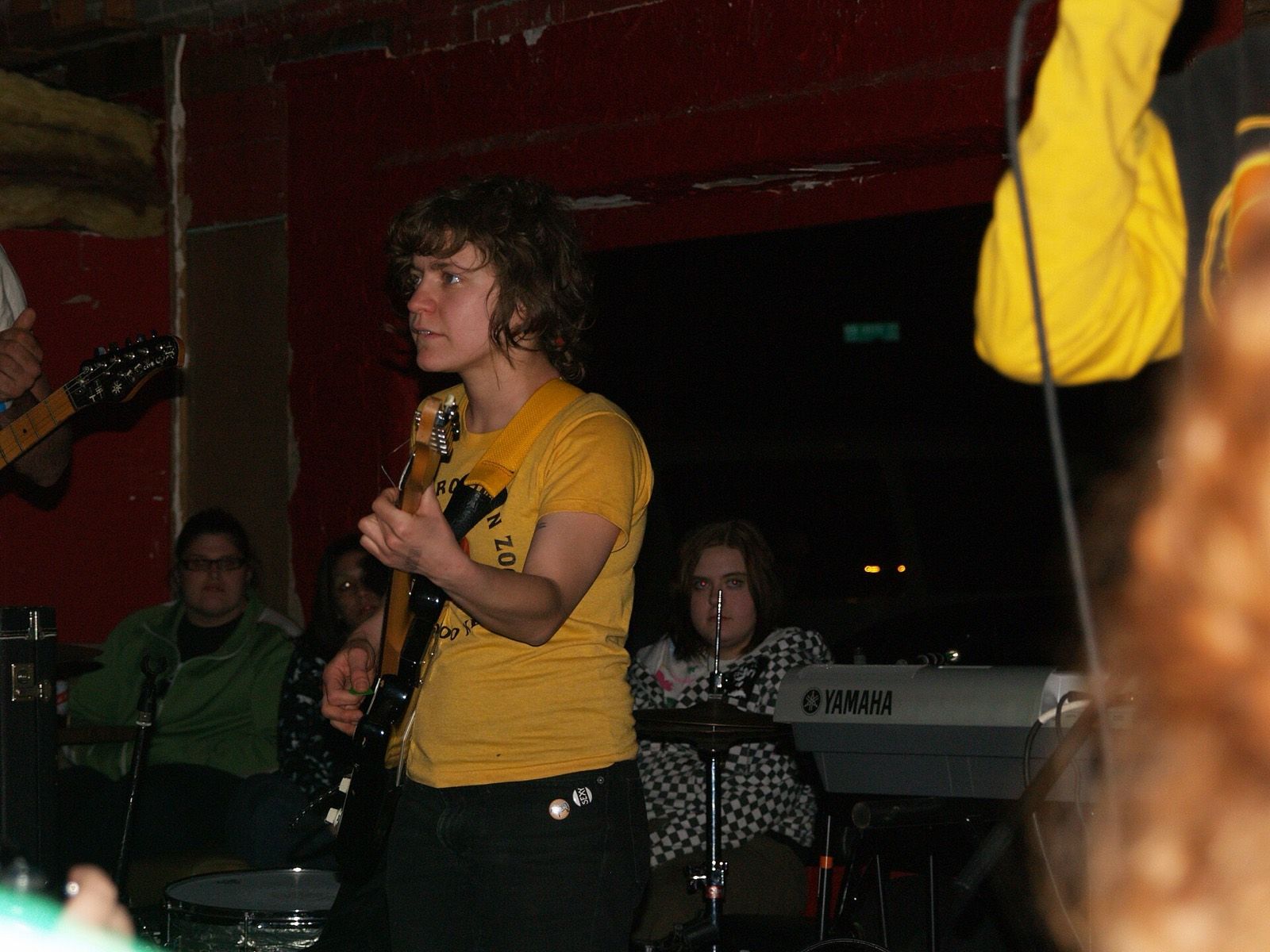 A band playing a live set