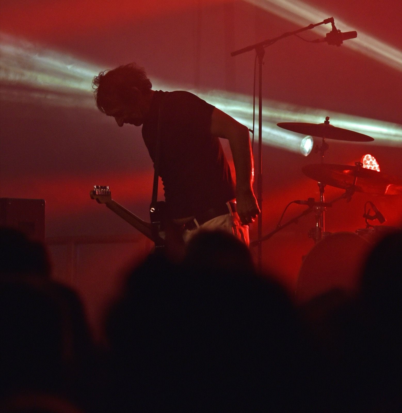 A band playing a live set