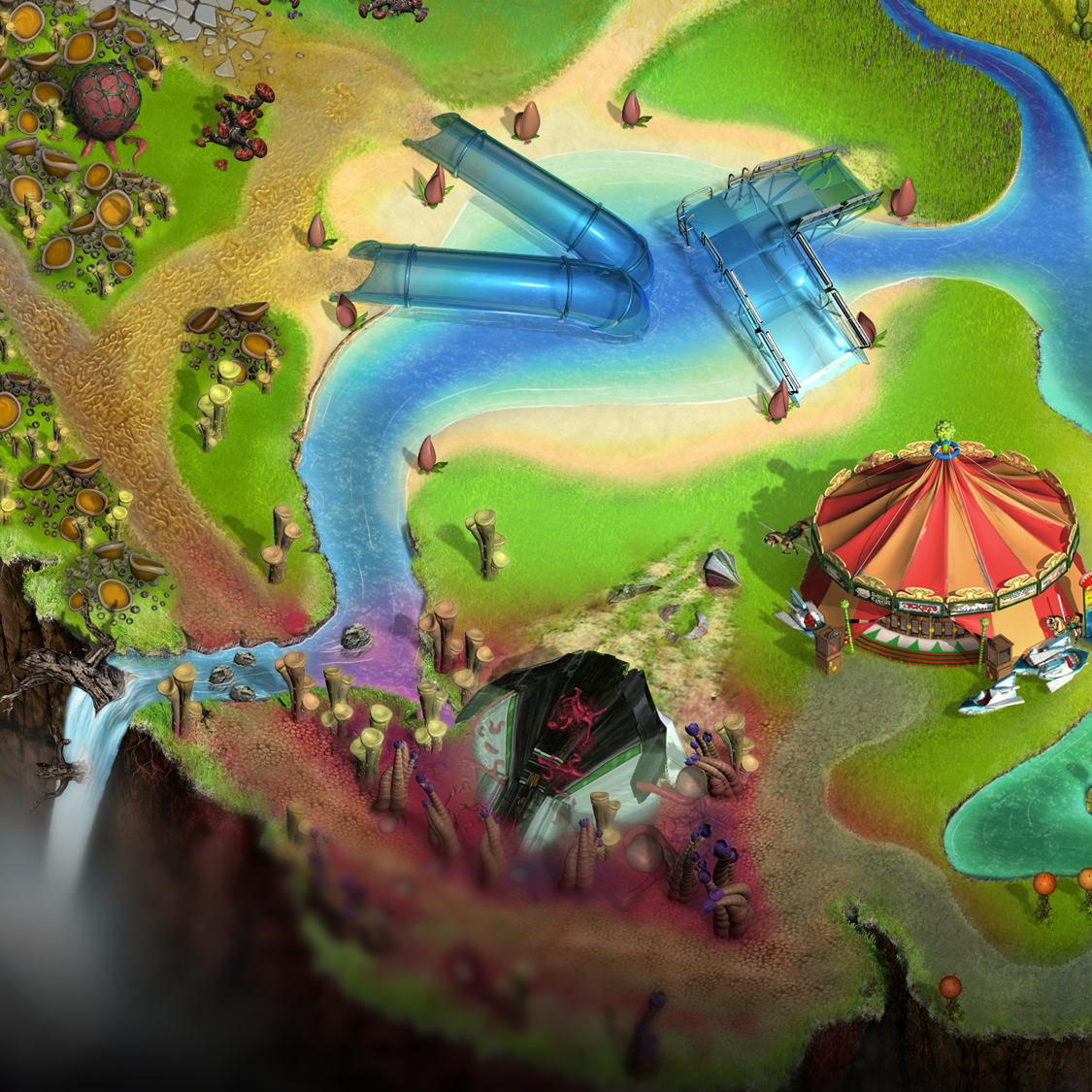 Cartoon Network background.