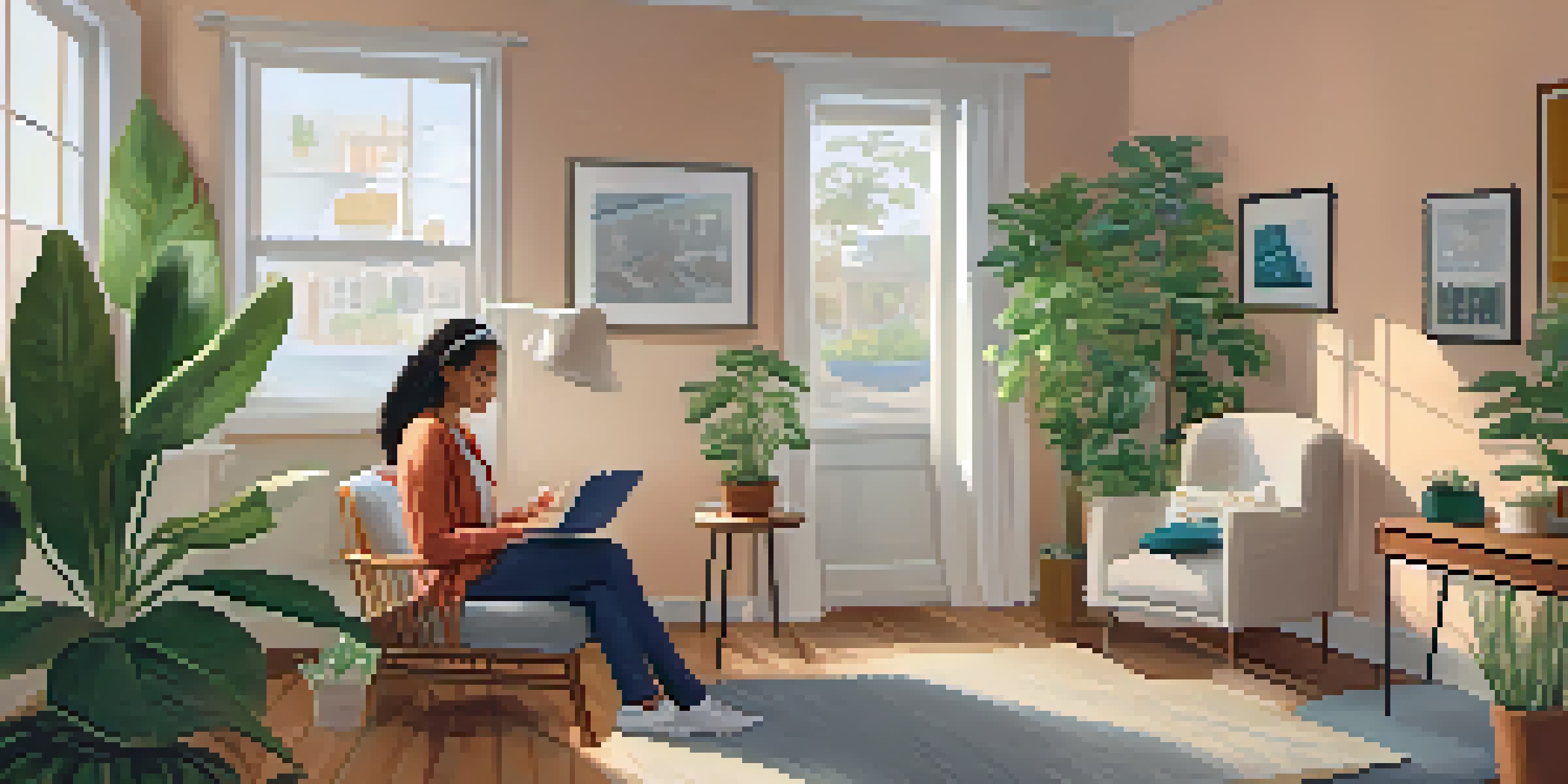 A person at home using a tablet for a telehealth consultation with a doctor on the screen.