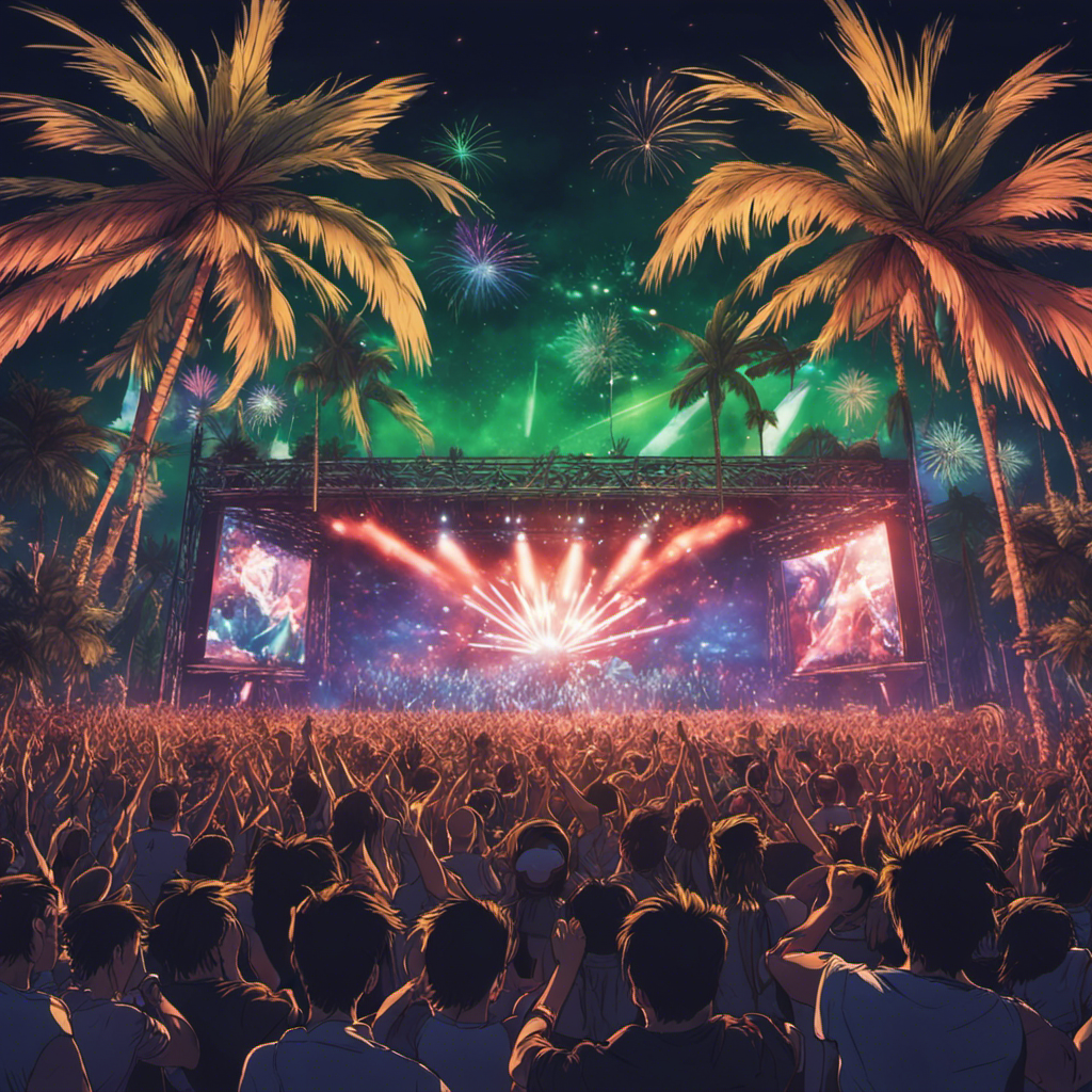 Large crowd of devs in live music concert