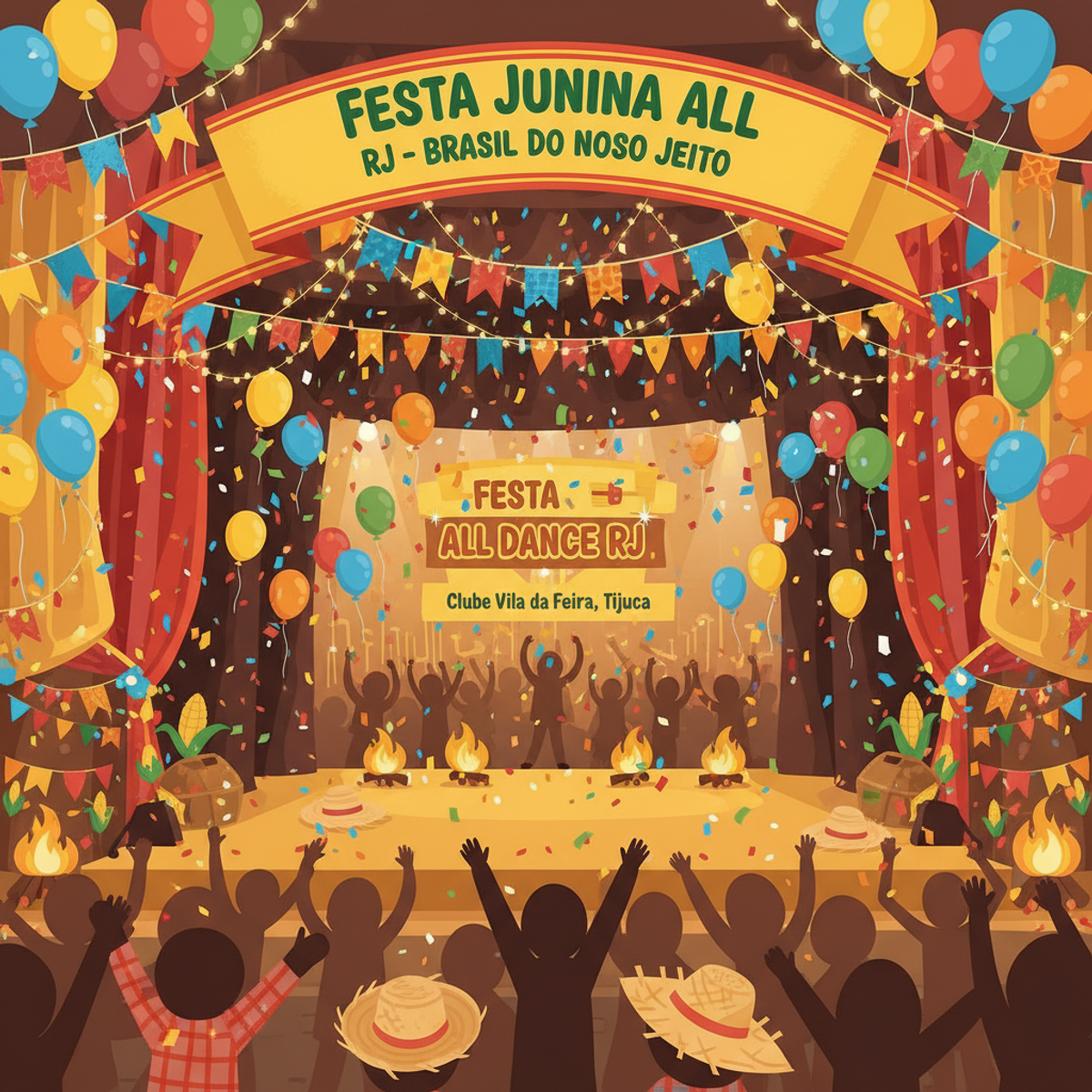 Foto: Festa Junina All Dance RJ - Brasil do Nosso Jeito