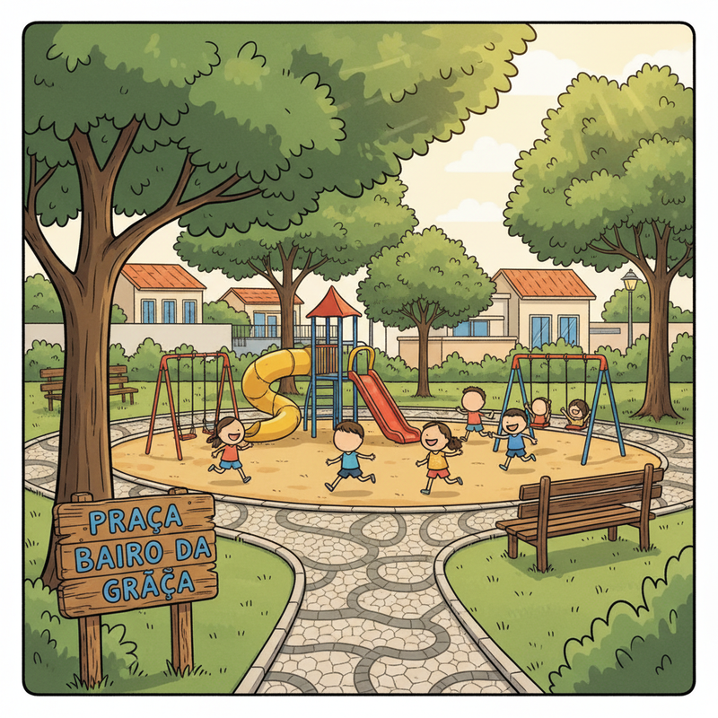 Foto: Praça Bairro da Graça