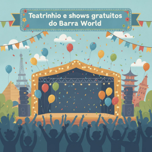 Foto: Teatrinho e shows gratuitos do Barra World