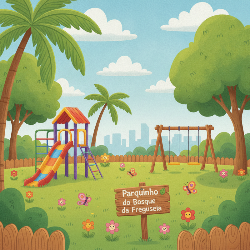 Foto: Parquinho do Bosque da Freguesia