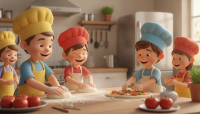 Foto: Oficina de Pizza Kids