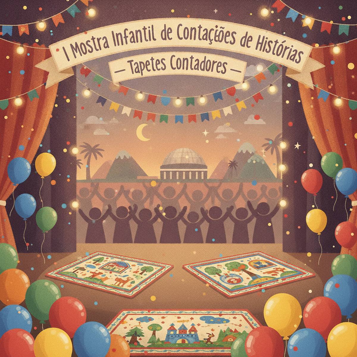 Foto: I Mostra Infantil de Contações de Histórias — Tapetes Contadores