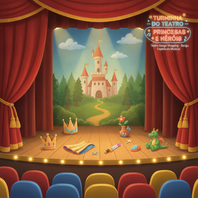 Foto: Turminha do Teatro - Princesas e Heróis