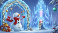Foto: Natal da Frozen