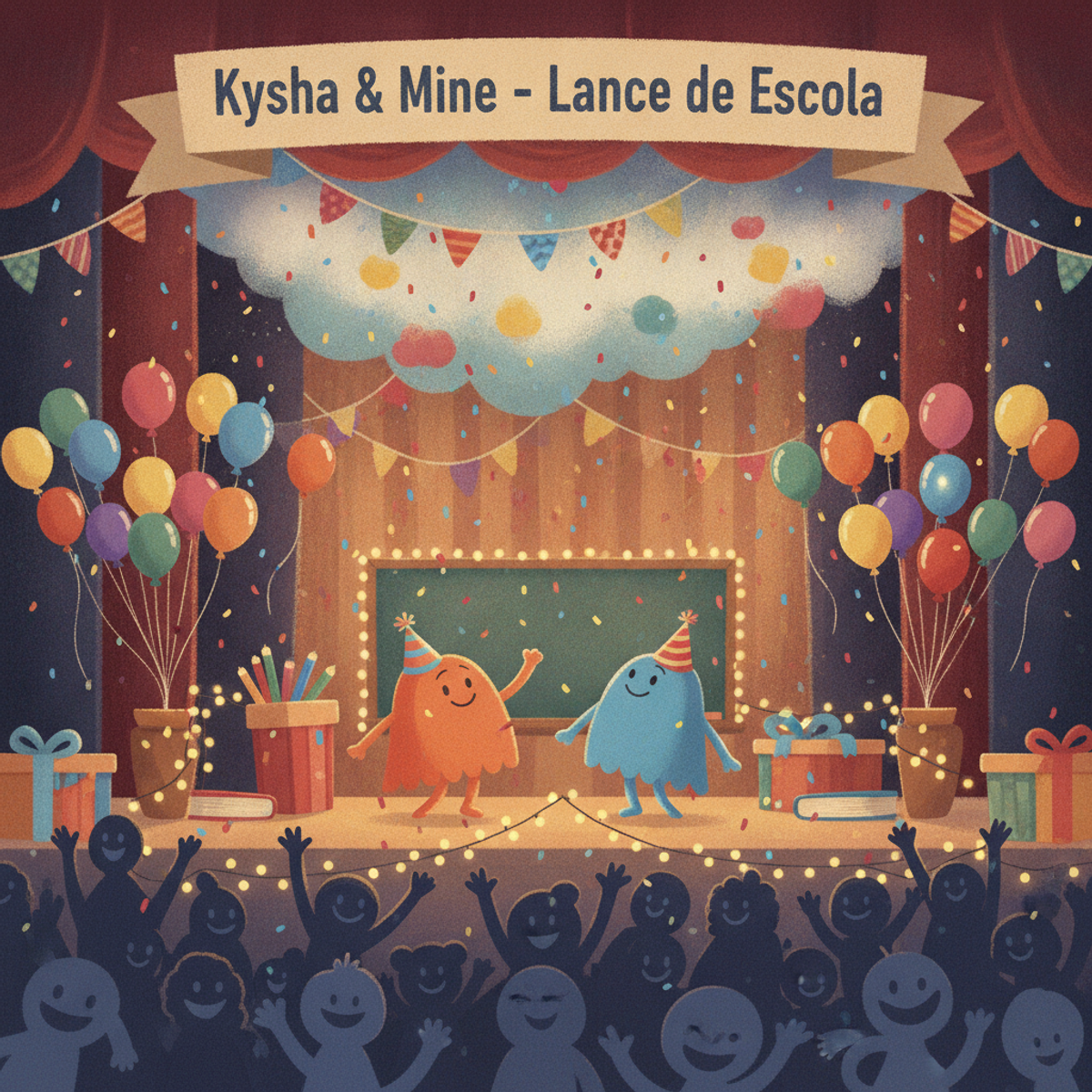 Foto: Kysha & Mine - Lance de Escola