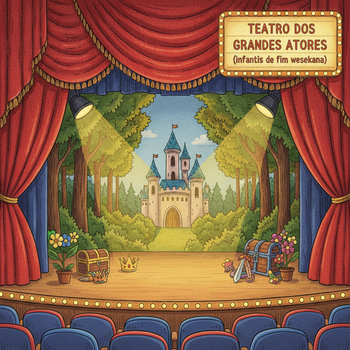 Foto: Teatro dos Grandes Atores (infantis de fim de semana)