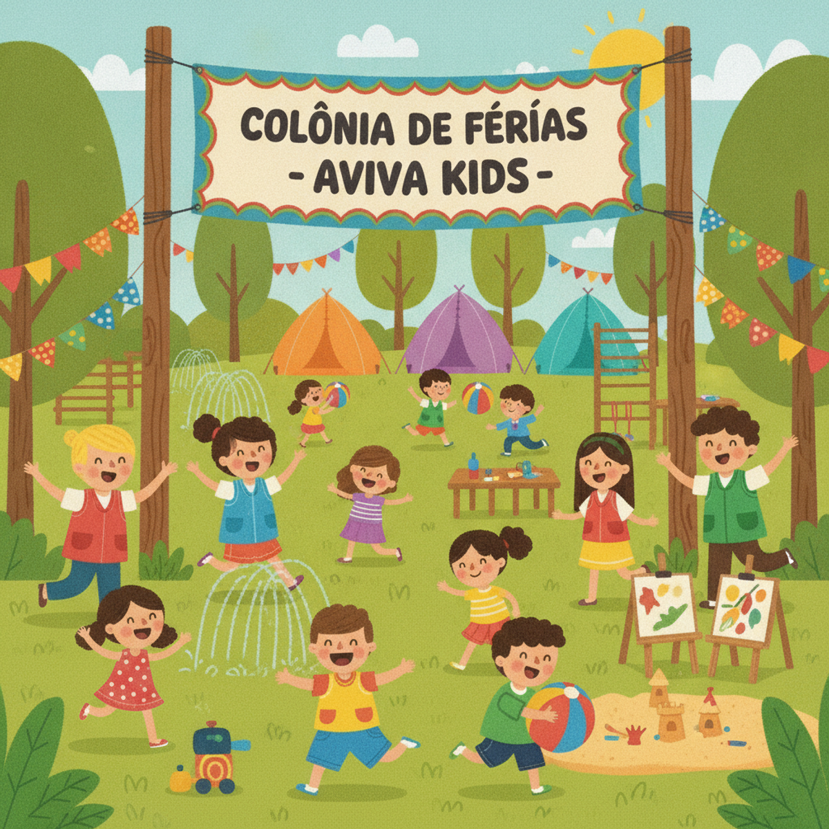 Foto: Colônia de Férias - Aviva Kids