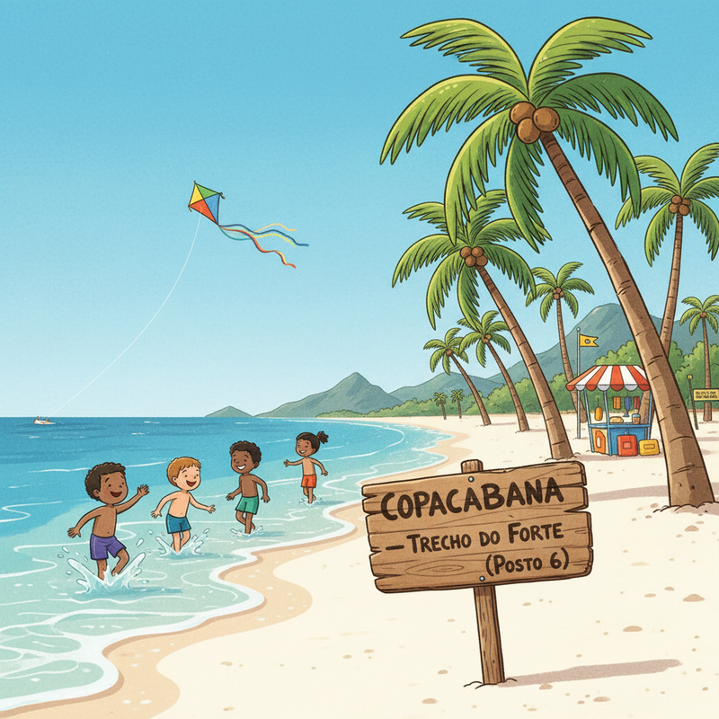 Foto: Copacabana — Trecho do Forte