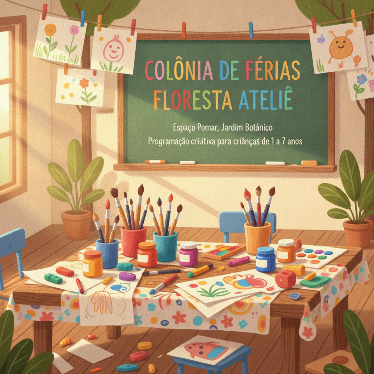 Foto: Colônia de Férias Floresta Ateliê