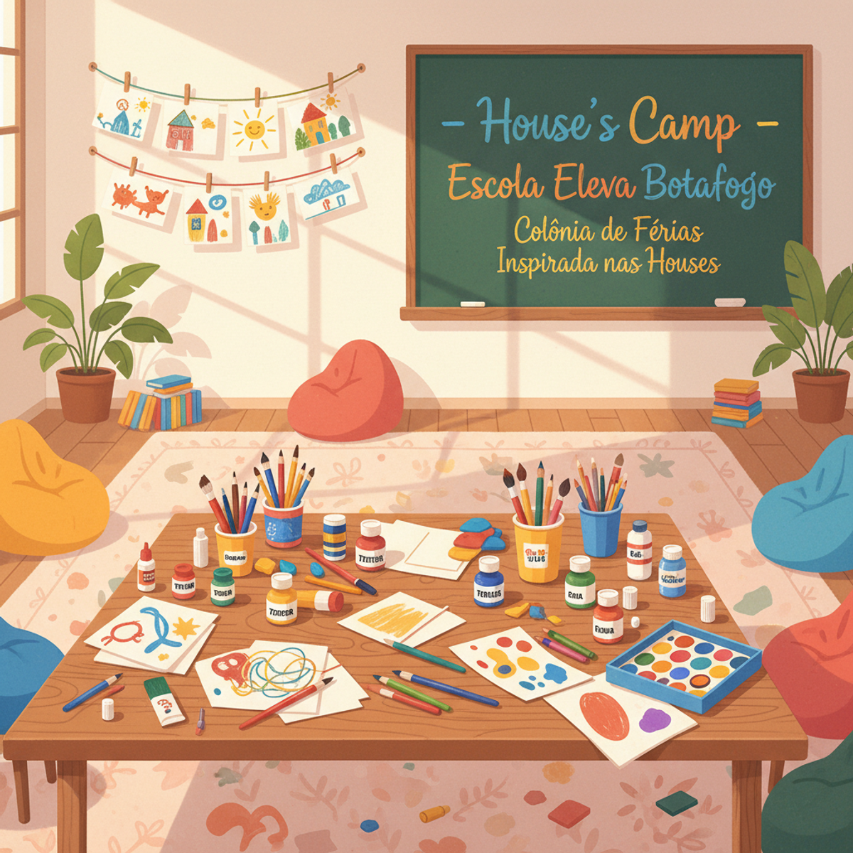 Foto: House's Camp - Escola Eleva Botafogo