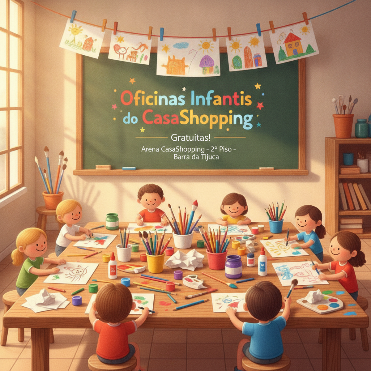 Foto: Oficinas Infantis do CasaShopping