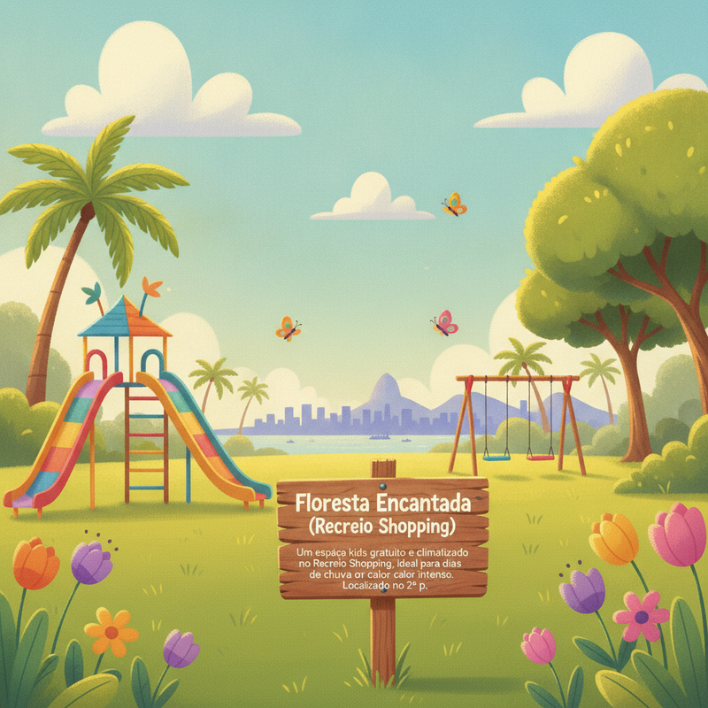 Foto: Floresta Encantada (Recreio Shopping)
