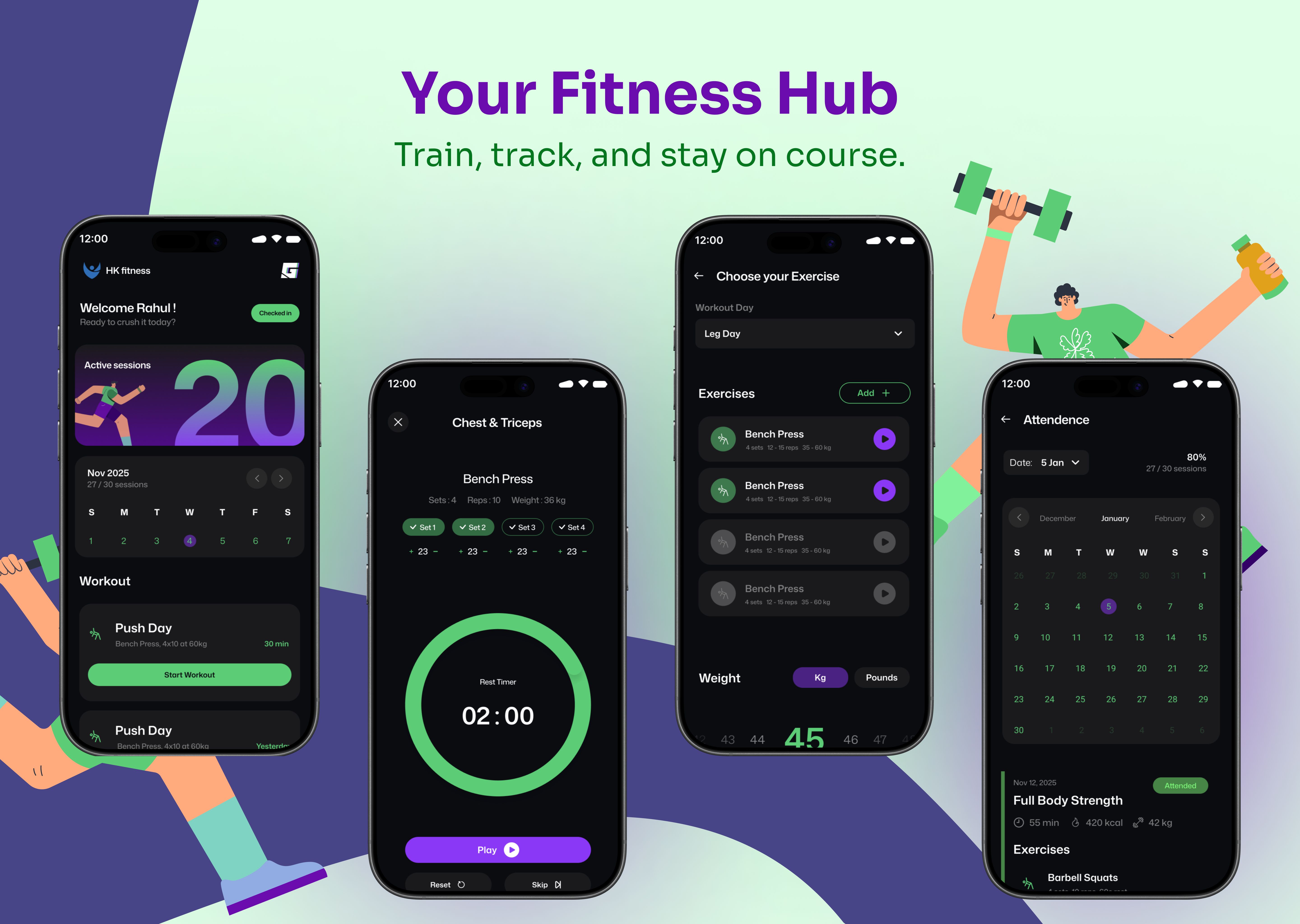 Gymrack gym management platform interface