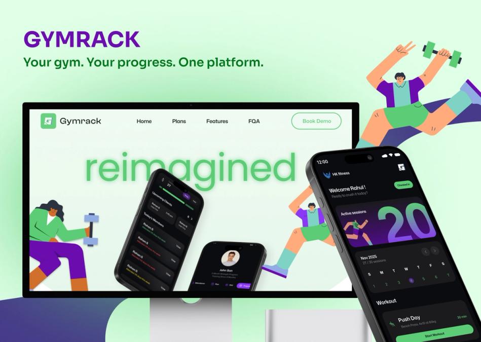 Gym management software interface