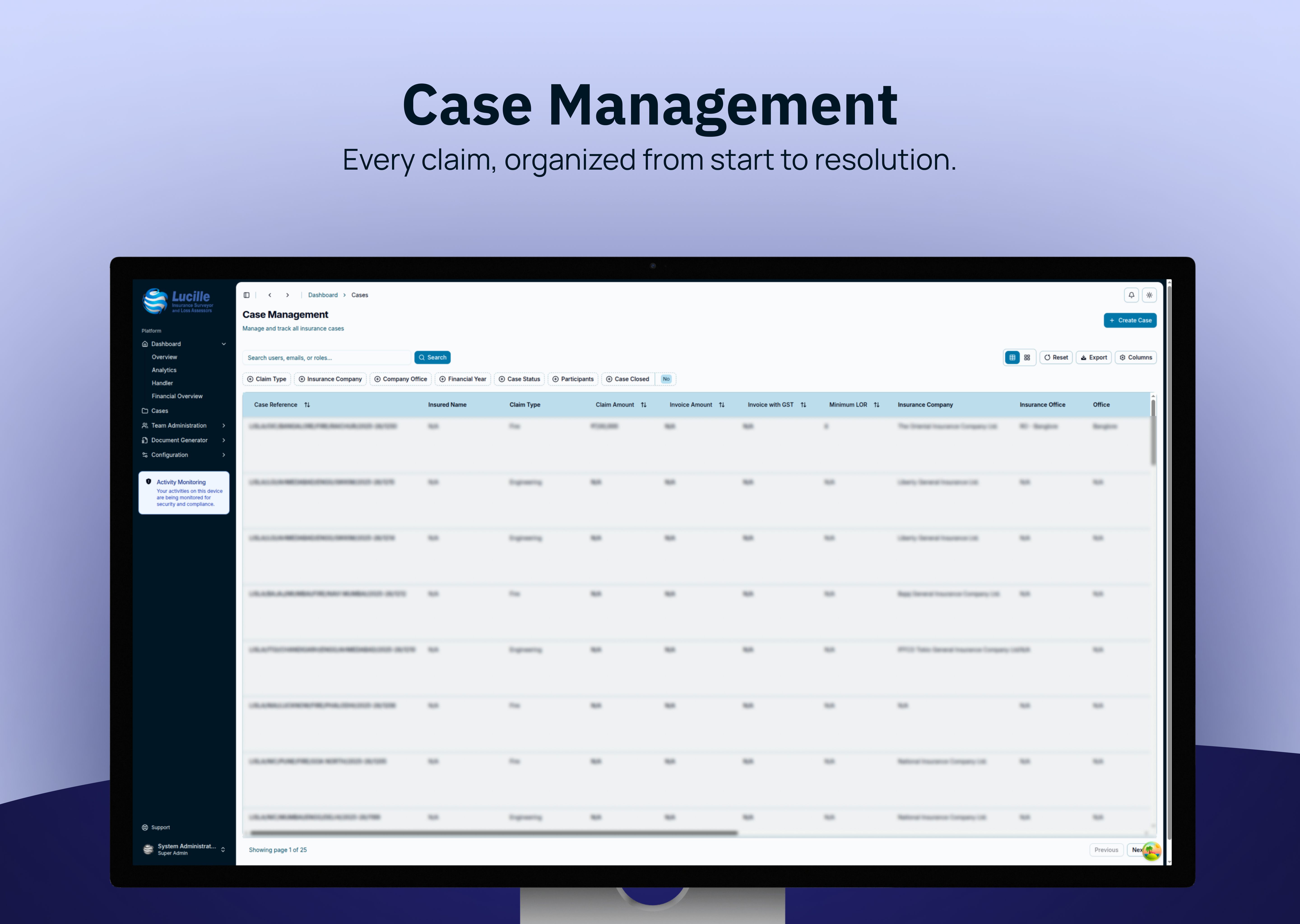 Lucille CMS — Claims Management System - Image 1