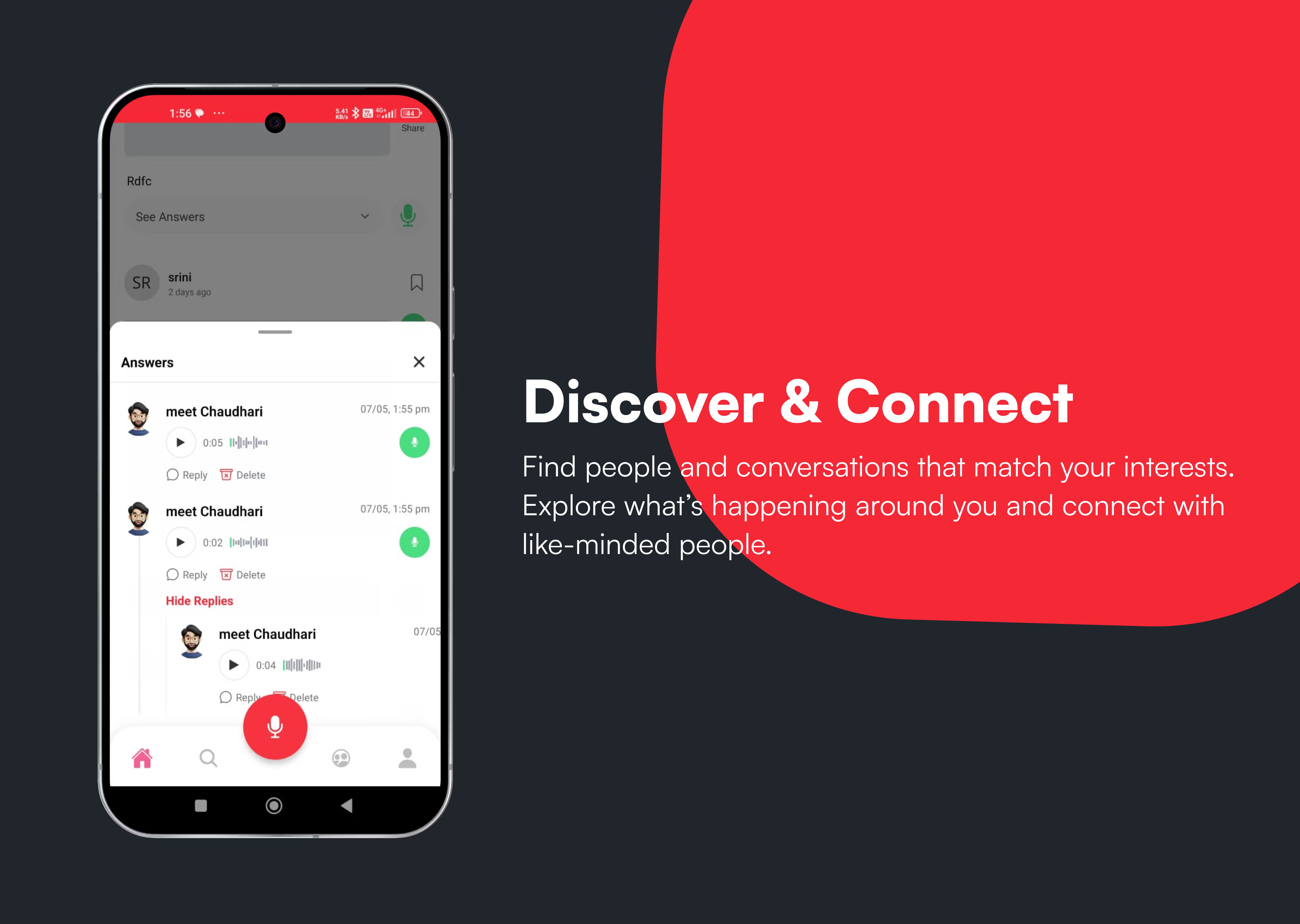 Fonybox: An Audio-First Platform for Local Communities & Shared Interests interface