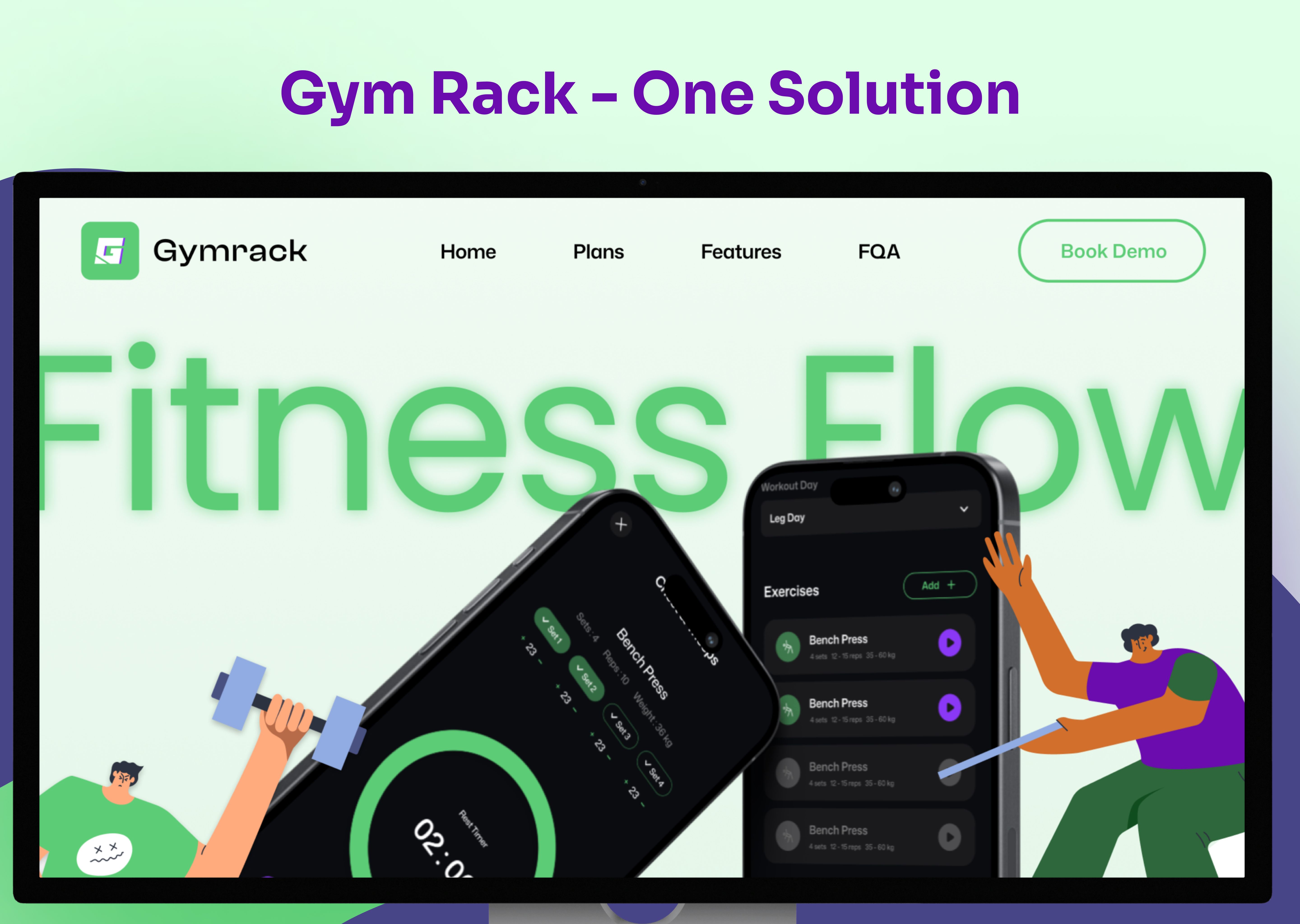 Gymrack gym management platform interface