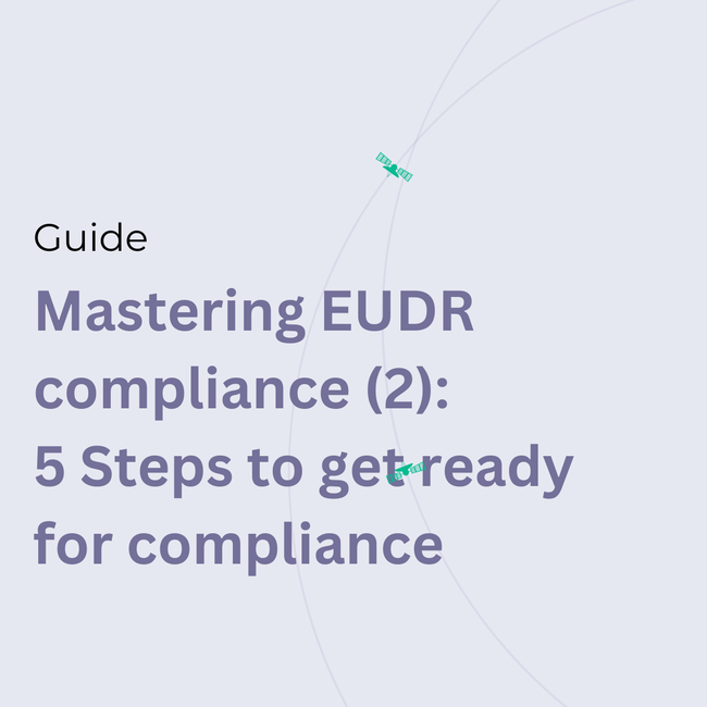 Mastering EUDR compliance (2): 5 Steps to get ready for compliance 
