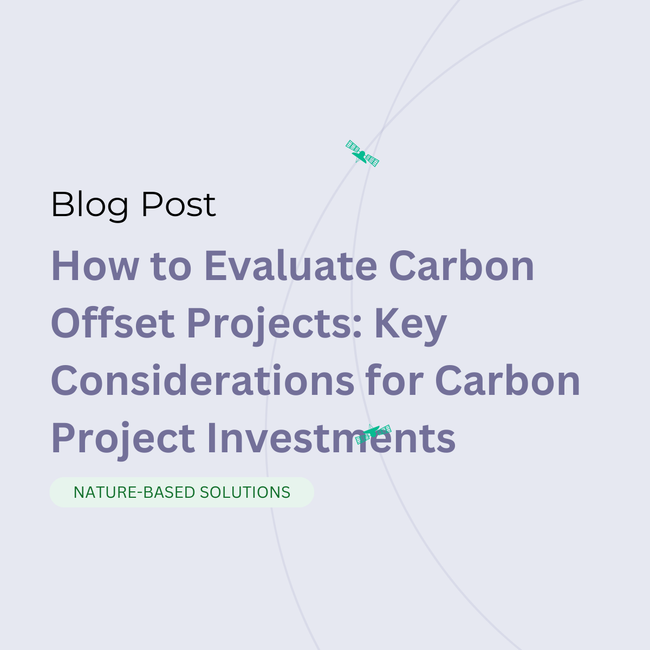 How to Evaluate Carbon Offset Projects: Key Considerations for Carbon Project Investments