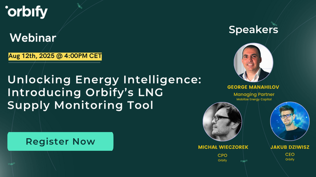 Unlocking Energy Intelligence: Introducing Orbify’s LNG Supply Monitoring Tool