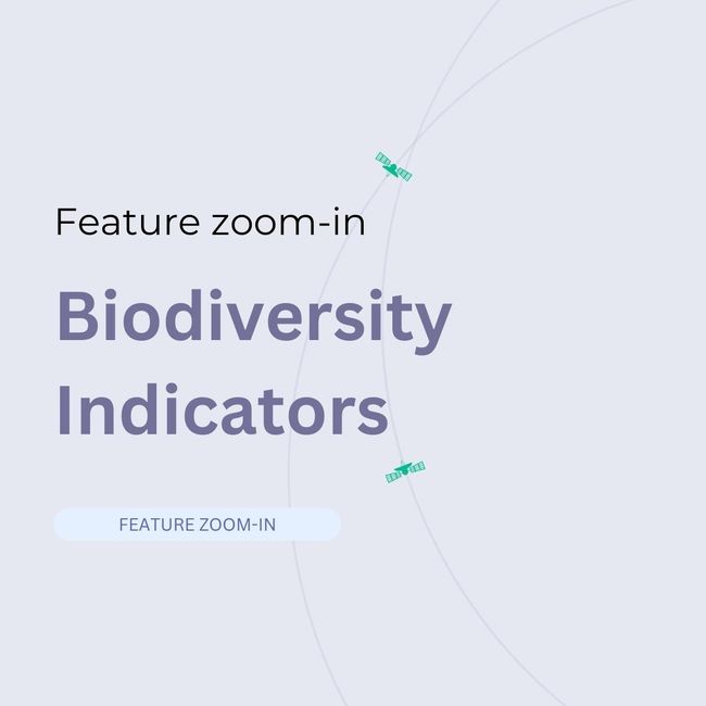 Biodiversity Indicators on the Orbify Platform
