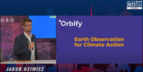 Orbify at Intergeo 2022 - Earth Observation for Climate Action