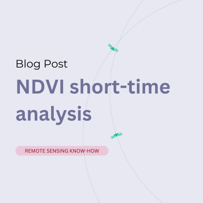 NDVI SHORT-TIME ANALYSIS