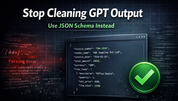 How to Force GPT to Return Perfect JSON (Without Regex)