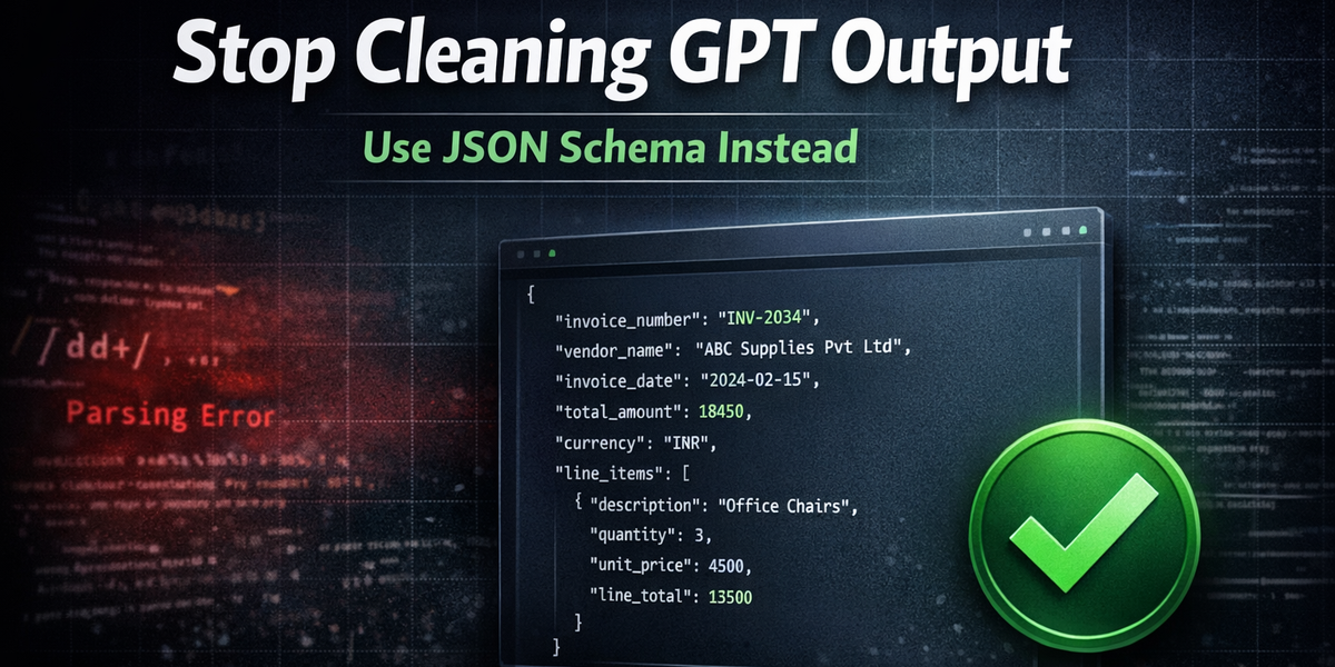 How to Force GPT to Return Perfect JSON (Without Regex)