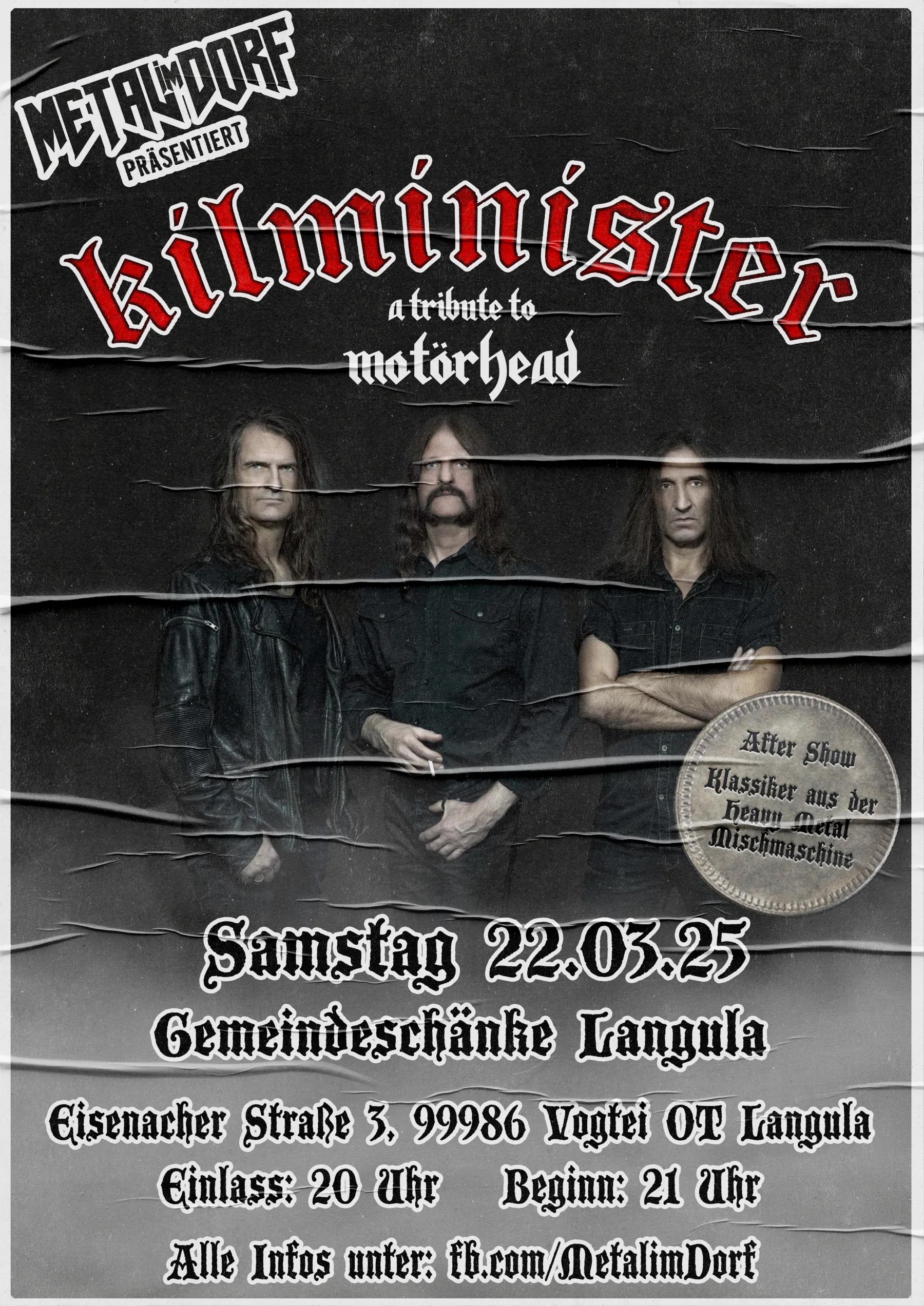 Metal im Dorf Kilminister