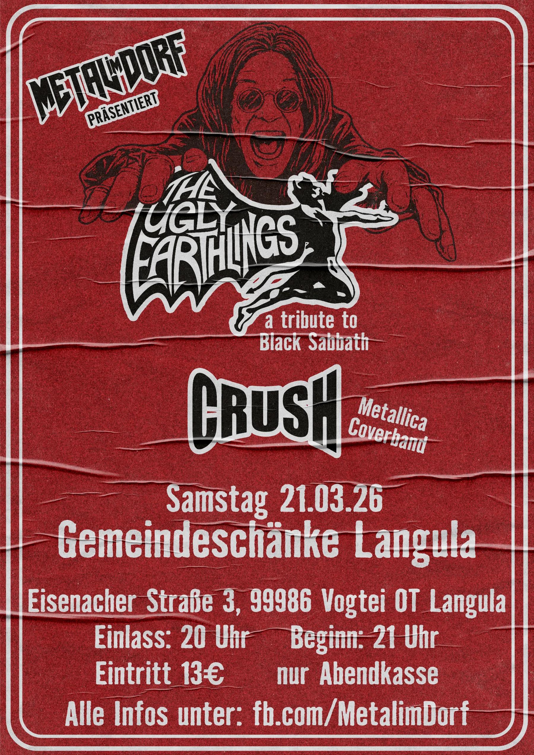 Metal im Dorf The Ugly Earthlings