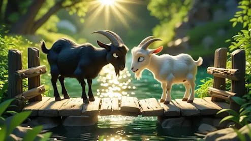 İki inatçı keçinin dağ macerası, sabır ve anlayış üzerine eğitici masal