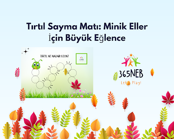 Tırtıl temalı oyun hamuru sayma matı etkinliği – çocukların renkli oyun hamurlarıyla sayıları öğrenmesini sağlayan eğitici bir okul öncesi aktivite.