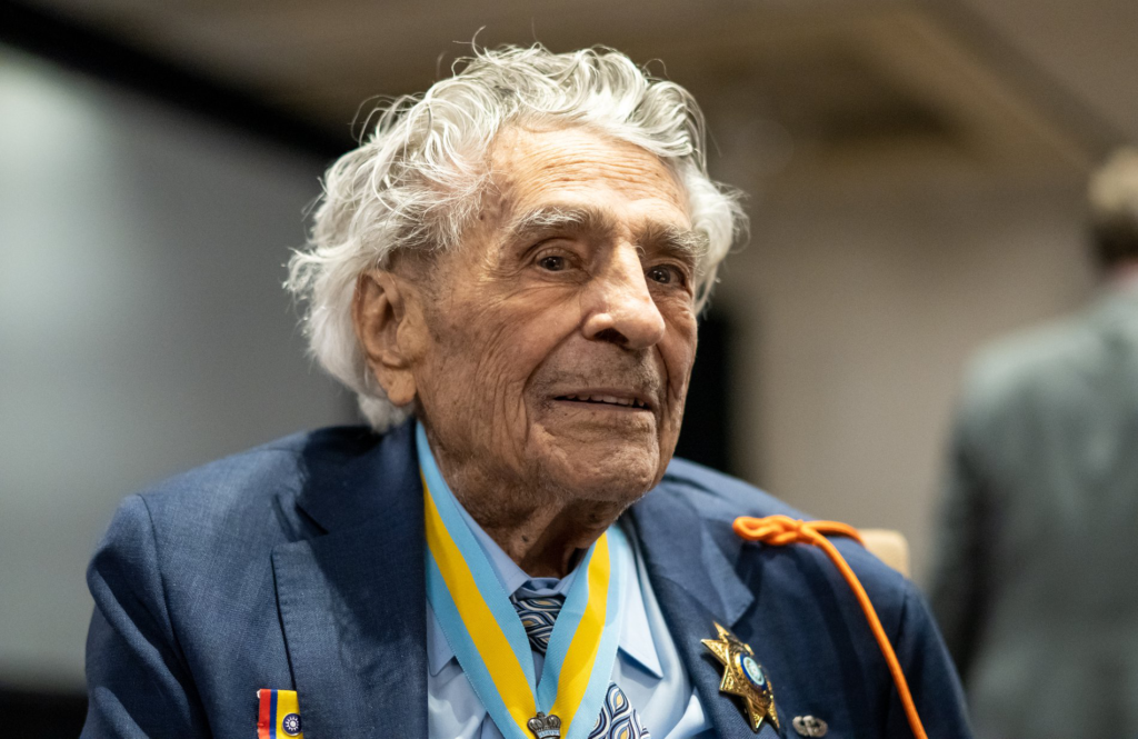 Lieutenant Colonel James Megellas, decorated veteran of the 82nd Airborne Division
