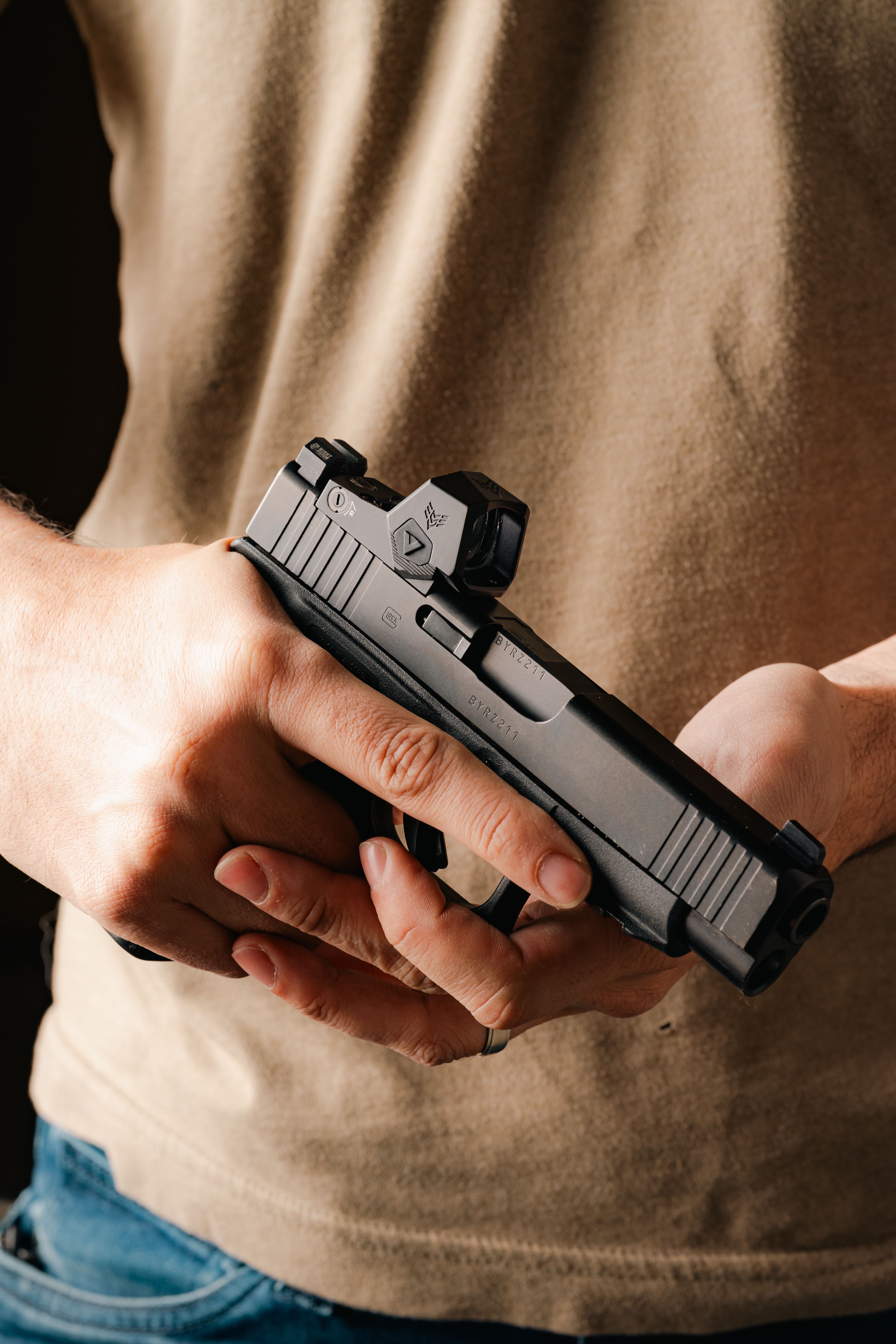 Glock 43X MOS with Swampfox Sentinel II — ready to carry