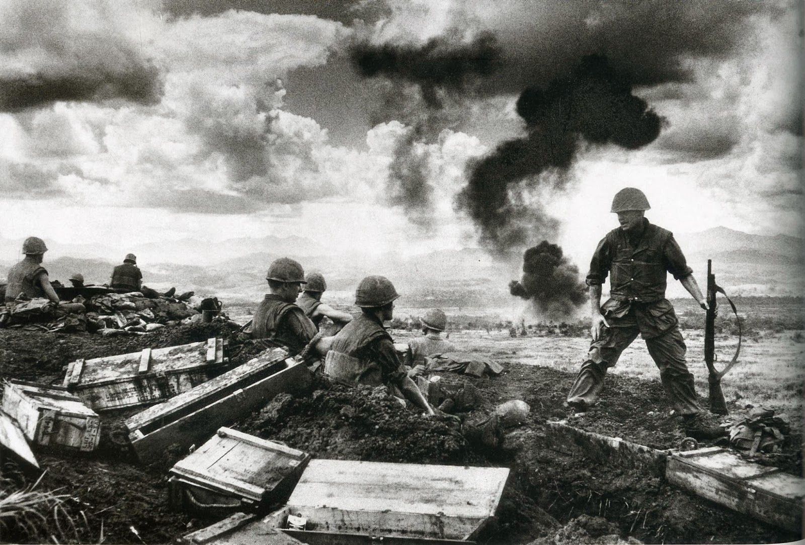 U.S. troops in combat during the Vietnam War