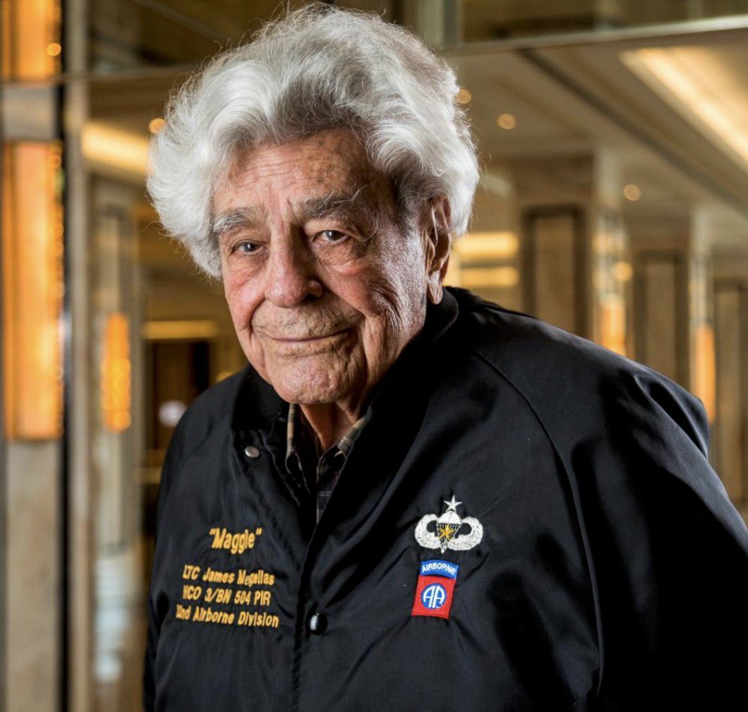 James Megellas in his later years, decorated veteran and public servant