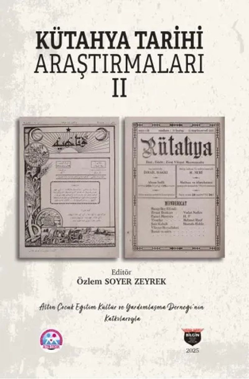 Kütahya Tarihi Araştırmaları II kapağı
