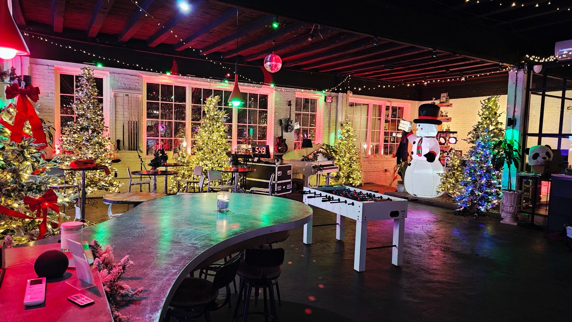 Foosball, piano, and a winter takeover