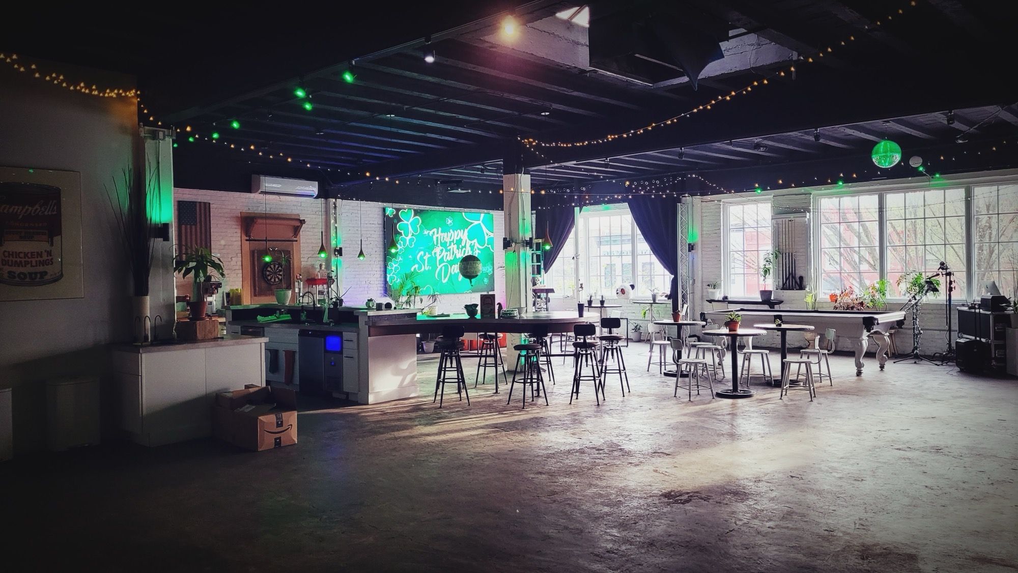 St. Patrick’s Day on the LED wall