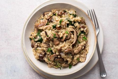 Mushroom risotto