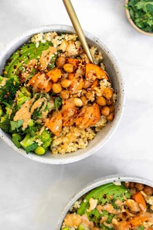 Peanut butter Buddha bowl 